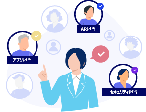 自社の優秀なメンバーを配置